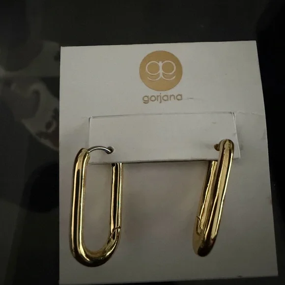 Gorjana Elegant Gold Zoey Hoop Earrings - Picture 2 of 4